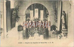 Postcard Caen Old Chapel of Holy Peace Capuchin