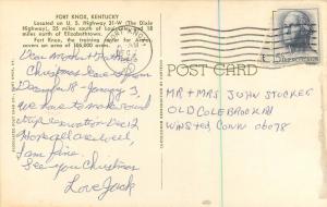 FORT KNOX KENTUCKY POSTCARD US ARMY MILITARY VIETNAM VETERAN POSTCARD TO MOM DAD