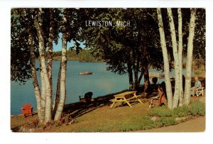 MI - Lewiston. Lake Scene