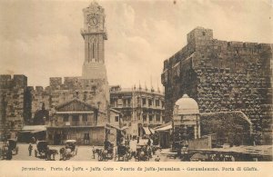 Jerusalem Jaffa Gate old postcard