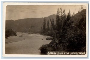 1911 Russian River Scene Near Montesano Washington WA RPPC Photo Posted Postcard 