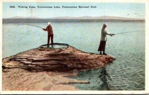 Yellowstone National Park Yellowstone Lake Fishing Cone