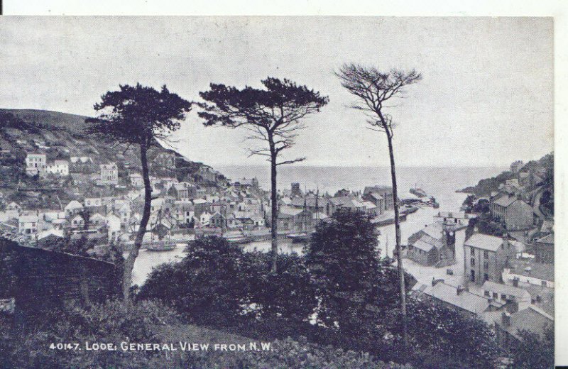 Cornwall Postcard - Looe - General View from North West - Cornwall - Ref 7921A