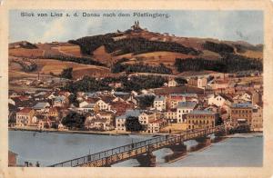 Postlingberg Austria Scenic Bridge City Birdseye View Antique Postcard K22623