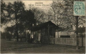 CPA ORLÉANS Gare du TRAMWAY d'Ouzouer (809715)