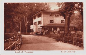 Netherlands Groet Uit Wassenaar Huize Klim Op  Vintage Postcard C157