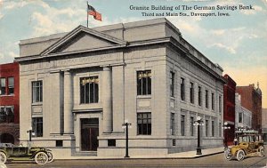 Granite Building German Savings Bank Davenport, Iowa