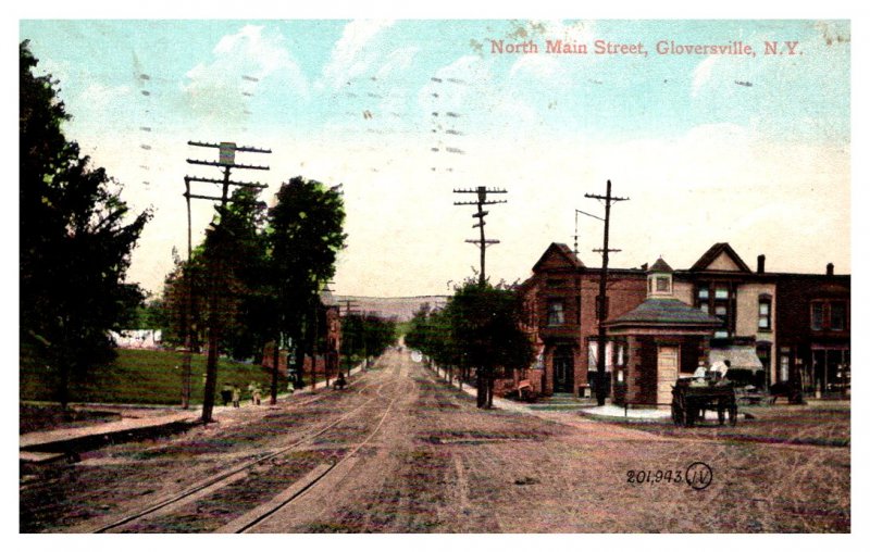 New York Gloversville  North Main street