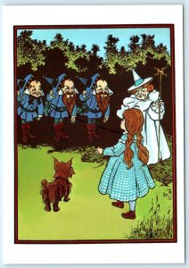 WIZARD OF OZ Munchkins/Good Witch  1986 Artist Denslow  4x6 Postcard