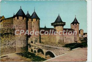 Postcard Modern Cite Carcassonne (Aude) The Chateau Comtal