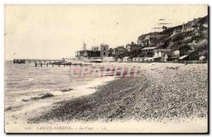 Santa Address - The Beach - Old Postcard
