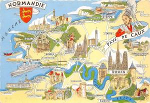 BR30087 Normandie pays de Caux map cartes geographiques France