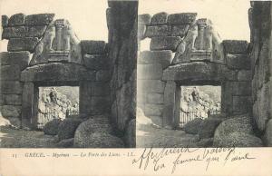 Lot 8 early stereo  stereographic views all GREECE