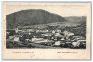 1901 Hills View Bad Trenesen Teplicz-Furdo Slovakia Antique Posted Postcard