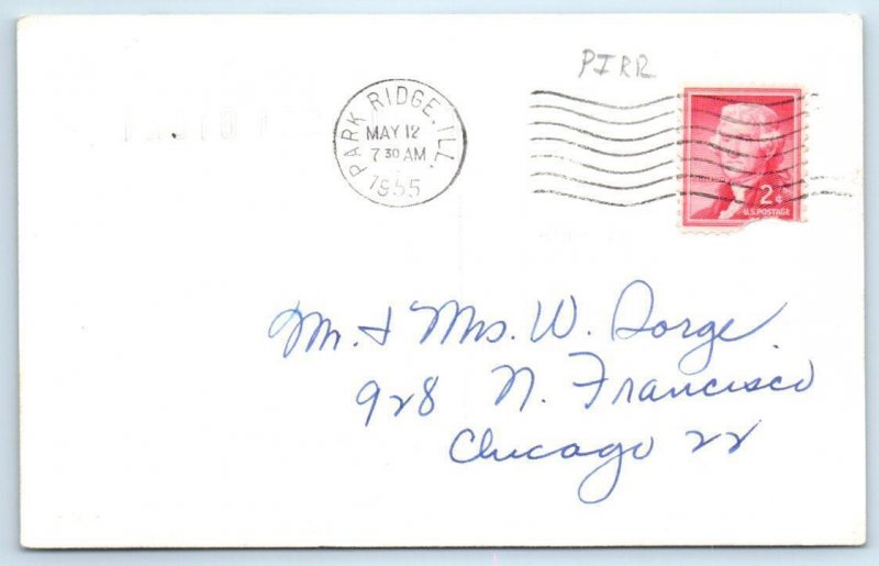 RPPC CHICAGO, IL Illinois ~ Exhibition ATHLETIC FIELD CERAMIC STUDIO Postcard