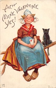 J58/ Valentine's Day Love Holiday Postcard c1910 Brundage Cat 150