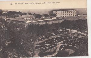 BF18990 oran vue vers le chateau neuf depot des isoles  algeria front/back image