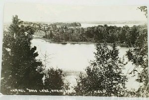 Aitkin Minnesota Hammel Bass Lake 1939 to St Paul MN RPPC Real Photo Postcard J4