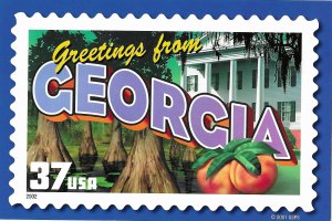 Greetings from Georgia Statehood January 2, 1788   4 by 6