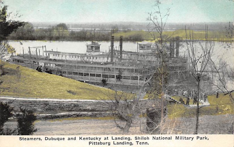 Shiloh National military Park Pittsburg Landing, Tennessee, USA River Boat Un...