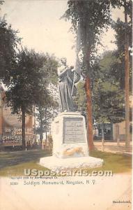 Soldiers Monument Kingston NY 1908