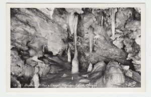 P2759 1947 EKC RPPC cave. joachim miller,s chapel oregon caves oregon