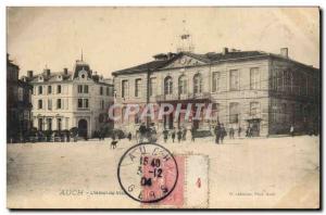 Old Postcard Auch L & # 39Hotel Town