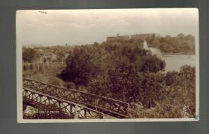 1922 Mexico City Mexico Real Picture RPPC Postcard Cover to Brazil Chapultepec