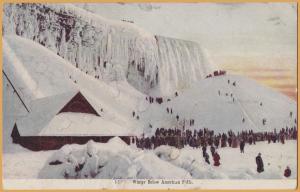 Niagara Falls, N.Y., Winter below the American Falls - 1909