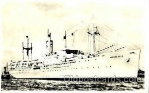SS Groote Beer Steamer Ship 1956 postal used 1956