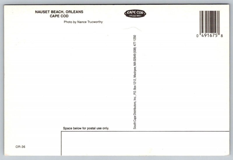 Nauset Beach  Orleans   Cape Cod  Massachusetts   Postcard