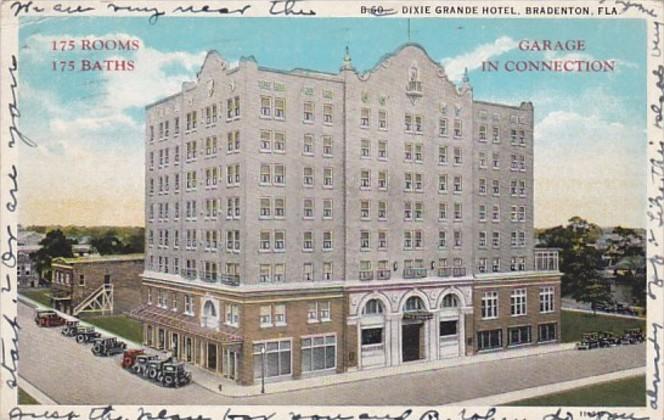 Florida Bradenton The Dixie Grande Hotel 1929