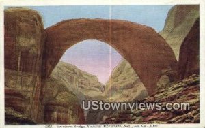 Rainbow Bridge National Monument - San Juan County, Utah UT  