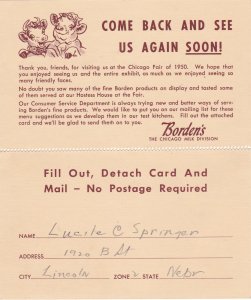 Illinois Chicago The Borden Company Bi-Fold