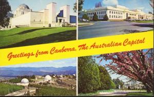 Greetings from Canberra Australian Capital AU Australia Multiview Postcard D3