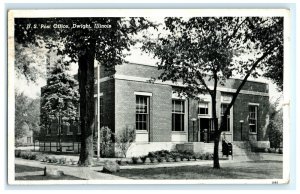 Us Post Office Dwight IL Illinois Postcard (BC14)