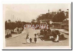 Arcachon Old Postcard The promenade boulevard