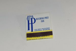 Hitching Post Inn Cheyenne Wyoming 20 Strike Matchbook