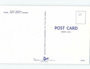 Unused Pre-1980 FEDERAL BUILDING Truro Nova Scotia NS G0579