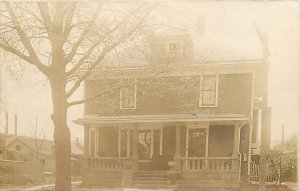 IA, Red Oak, Iowa, RPPC, House, Porch Entrance View, 1911 PM