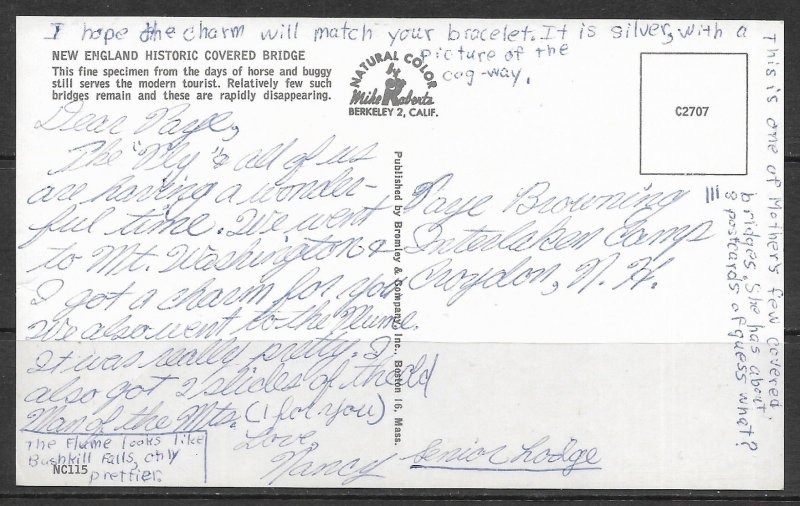 New Hampshire - Covered Bridge - [NH-318]