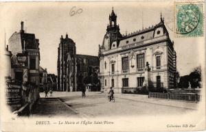 CPA DREUX - La Mairie et l'Église St-Pierre (179647)