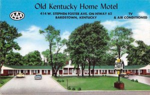 Bardstown Kentucky Old Kentucky Home Motel Vintage Postcard AA41136