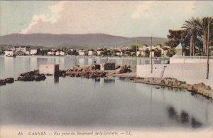 France Cannes Vue prise du Boulevard de la Croisette