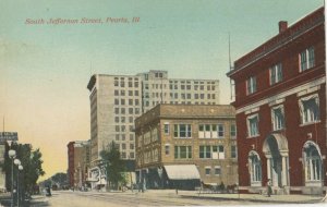 PEORIA , Illinois , 1900-10s ; South Jefferson Street