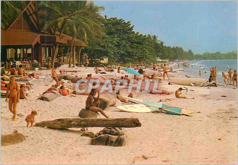  Modern Postcard Libreville Gabon the Beach of the Hotel the Gamba