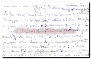 Postcard Old Hourtin Gironde