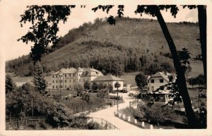 Czech Republic Beskydy Letovisko Bystricka Hotel Klenov a pension RPPC 03.31