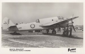 Aviation Postcard - Flight Photo - Bristol Beaufort Aeroplane  RS21668