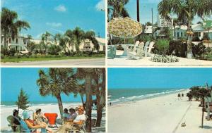 St Petersburg Florida scenic views Sunglow Cottages-Apt Motel vintage pc Z20513